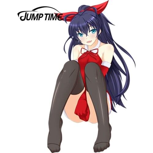 JumpTime 13cm x7.5cm Car Sticker THE iDOLM@STER Anime Kawii Girl Ganaha Hibiki Vinyl Car Window Bumper Sticker Beautiful Graphic