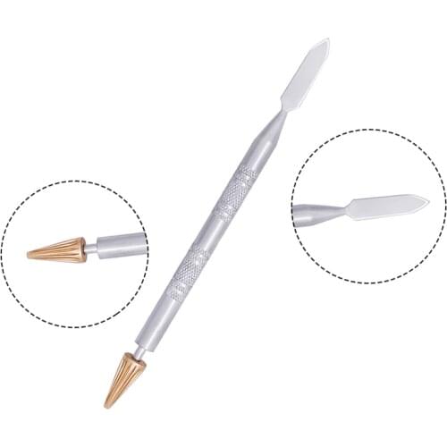 KAOBUY Dual Head Brass Top Leather Edge Oil Painting Pen Gluing Dye Pen Applicator Speedy Paint Roller Tool For Leather Working
