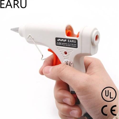 20W Heat Hot Melt Glue Gun with 1pc/5pcs 7mm*200mm Glue Stick Industrial Mini Thermo Electric Heat Temperature Tool Pneumatic