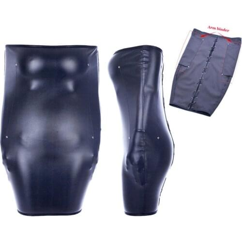 Leather Mermaid Leg Binder Mummy Sack Hand Restraint Bag, BDSM Bondage Restraints, Adult Sex Toys,Women Sexy Toys Adult Games