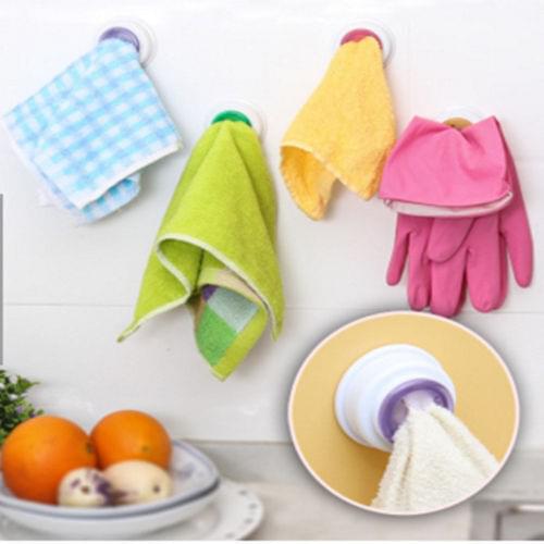 Hook 1Pcs Bath Kitchen Accessories Wash Cloth Clip Hand Towel Hook Hanger Storage Hooks Bath Dishclout Storage Case Space Saver