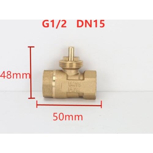 1/2" DN15 BSP Brass 2 Way Ball Valve Body Electrical Actuator Valve