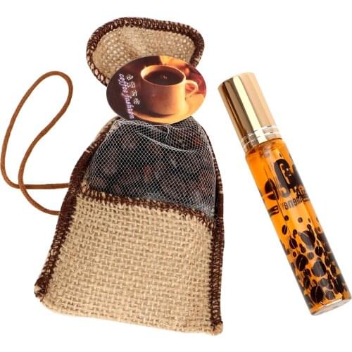 LEEPEE 2 pieces/set Coffee Bean Ornament Interior Accessories Car Perfume Coffee Air Freshener Car-styling Car Auto Accessories