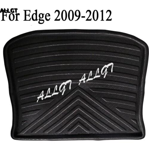 Rear Trunk Cargo Linear Floor Mat Fits for Ford Edge 2009 2010 2011 2012 Black