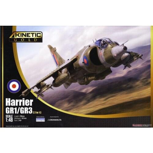KINETIC K48060 1/48 Harrier GR1/GR3 2in1 Model Kit