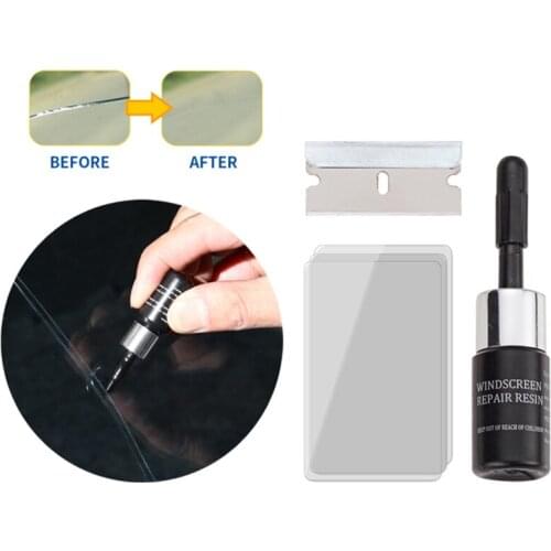 New Car Windshield Cracked Tools Car Window Phone Screen Repair Kit Glass Curing Glue Auto Glass Crack Restore Wash Maintenance