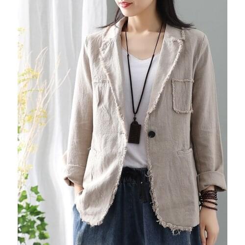 Chinese Style Clothing Women Blouse 2020 Chinese Shirt Vintage Blazer Tang Suit Cotton Online Chinese Store Female Tunic 10259