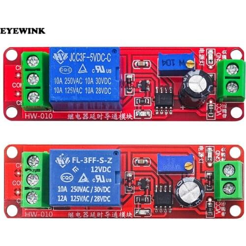 1PCS 5V /12V Delay Timer Monostable Switch Relay Module NE555 Car Oscillator