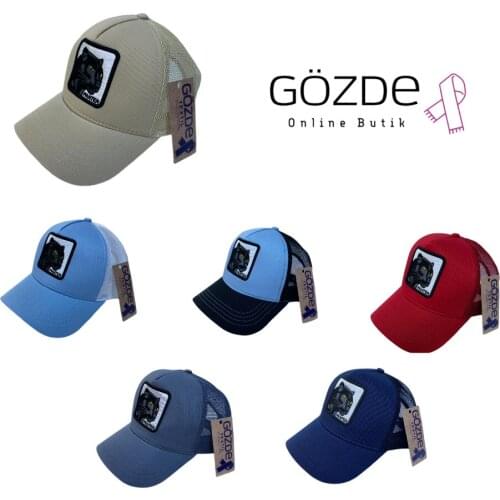 Panther Mesh Cap Summer Baseball Cap Anime Gorilla King Black Trucker Hat Shark Toucan Dad Hat Net Snapback Women Men