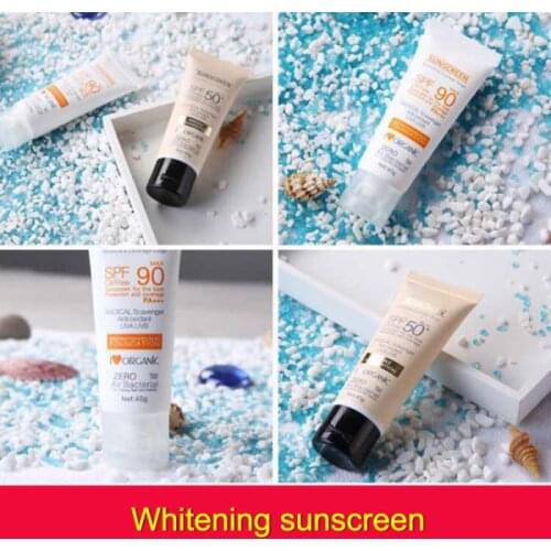 Face Body Sunblock Whiten Cream Waterproof Long Lasting SPF90 Protetor Solar Sunscreen Face Sun Lotion Skin Protective Cream