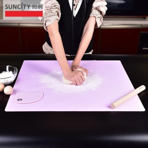 In the morning, thickened silicone dough kneading pad with snow flake nougat cookies, soluble bean bread kitchen baking supplies