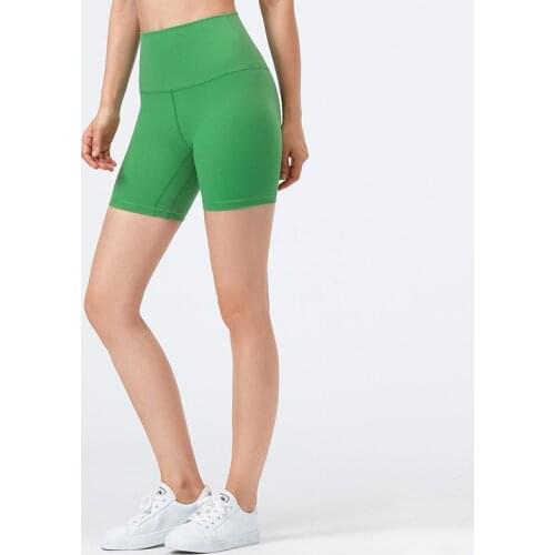 1 Pcs 9 Colors Woman High Waist Yoga Shorts Seamless Hip-up Tight Elastic Sport Short-pants Summer Gym Fitness Leggings