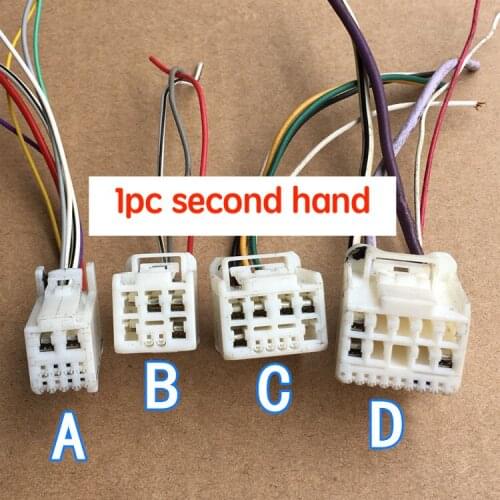 1pc second hand for Toyota Camry Levin Highlander Corolla Crown Body Motor Seat Harness Plug wire line cable