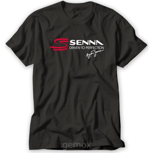 2019 Fashion Cool Men T-shirt Ayrton Senna Brazilian Legend T-Shirt Funny Design Tee Shirt