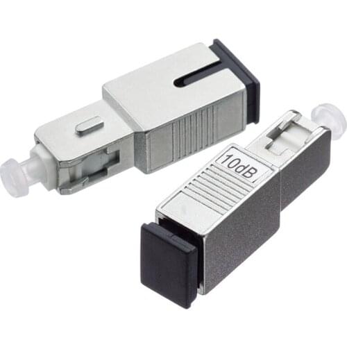 5pcs/Bag SC/UPC Male to Female Singlemode Fiber Optical Attenuator 2dB 3dB 5dB 7dB 10dB 15dB Fixed Optical Attenuation