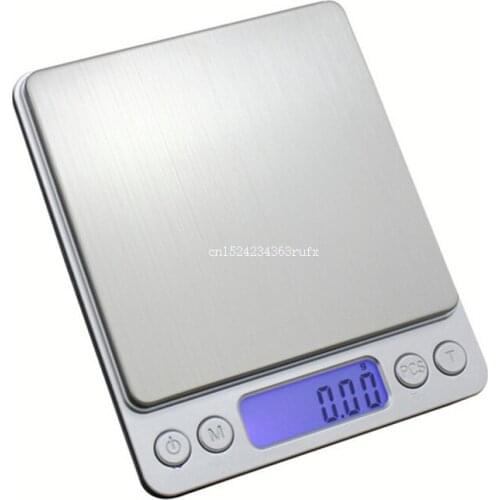 50pcs Mini Electronic Food Scales Portable Digital Scale Pocket Case Postal Kitchen Jewelry Weight Balanca 500g x 0.01g
