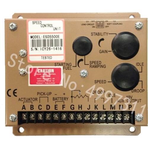 FREE SHIPPING! Chinese factory Engine Speed Governor Controller ESD5500E (5PCS/set) ESD 5500E for diesel generator
