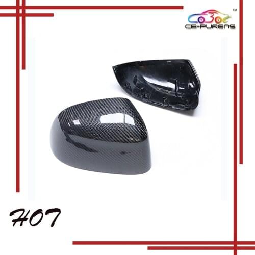 ABS+Carbon Fiber Rearview Side Mirror Cover For-BMW New Models X3 G01 G08 X4 G02 X5 G05 X6 G06 X7 G07 2019-up OEM/ Ox Horn Shape