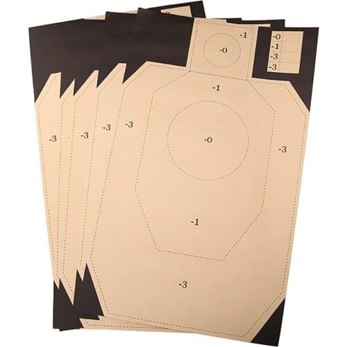 Gun Shooting Targets Airsoft Paintball Training Mark Range Wargame Cardboard 5 Pieces
