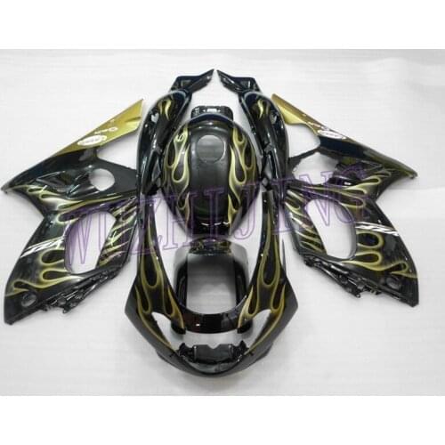 Fairing Kits YZF600R 98 99 Bodywork Thundercat 96 97 Black Yellow Frame Fairing Kits YZF600R 1997 - 2007