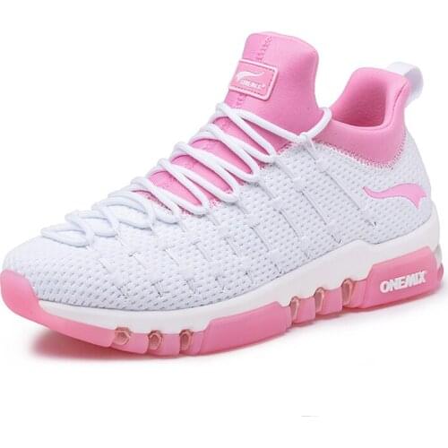 ONEMIX Top Women Trainers Fashion Breathable Men Running Shoes Air Cushioning Sneakers for Outdoor Walking Gym Fitness