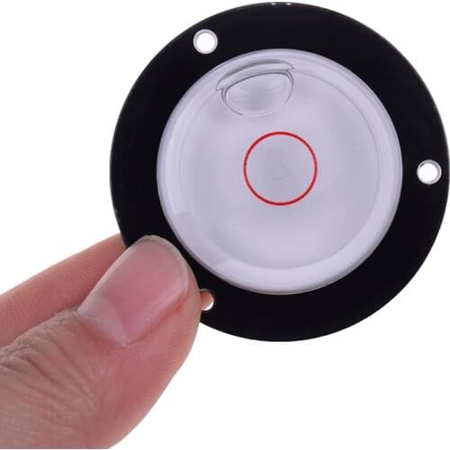 Bubble Level Circular Precision Spirit Level Round Spirit Level Bubble White Color 4.3cm
