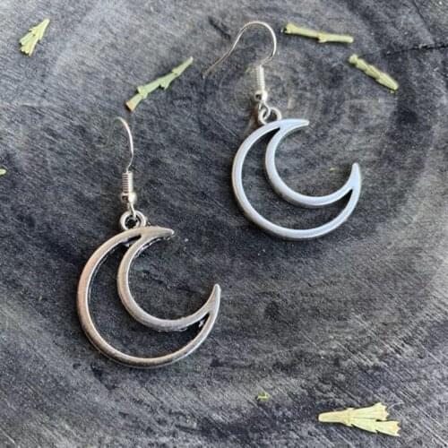 Fashion Moon Crescent Earrings, Crescent Shaped Hollow Earrings, Celestial Jewelry, Personalizeds Earrings