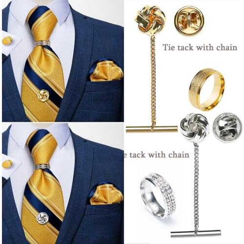 Mens Jewelry Shirts Tie Tack For Men Fashion Collar Pin Copper Metal Brooch Lapel Pin For Men Shirt Suit Accessories DiBanGu