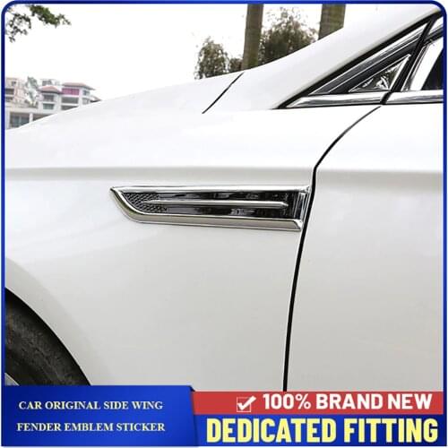 Car Body Fender Side Label Sticker Original Side Wing Fender Badge Emblem Decorative Accessories