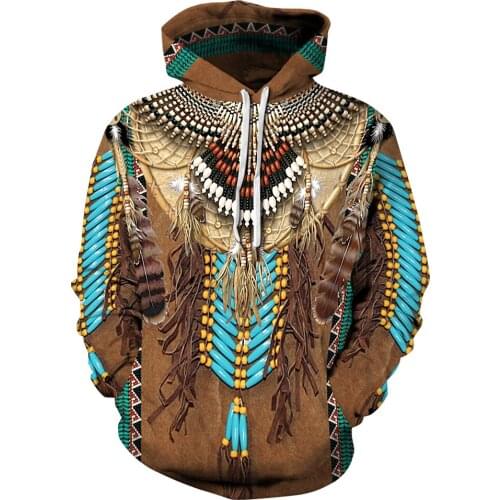 Native Indian New Fashion Harajuku 3D Full Printed Hoodie/Sweatshirt/Jacket/Men Women hiphop casual 5XL Hoodies