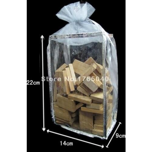 Wholesale size:14*8*22cm .golden and silver clear pvc cosmetic bag,,packing bag gift bag.200piece\lot Free shipping