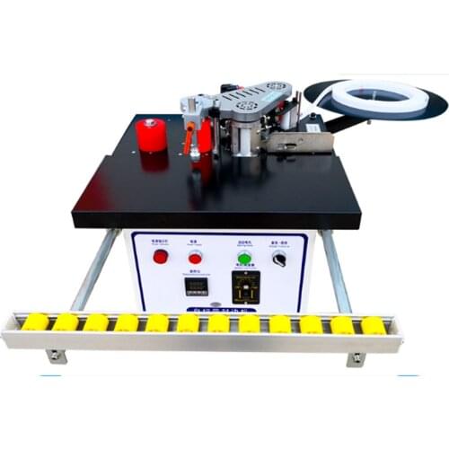 Original MY07 wood portable edge banding machine for MDF/further with tray and cut for edge bander