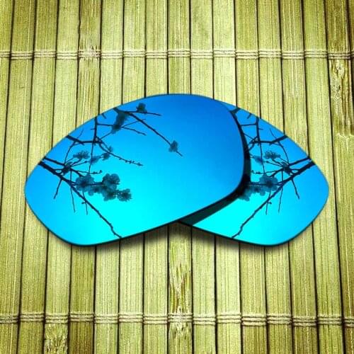 Polarized Replacement Lense For-Oakley Straight Jacket 2007 Sunglasses Frame True Color Mirrored Coating - Blue Available
