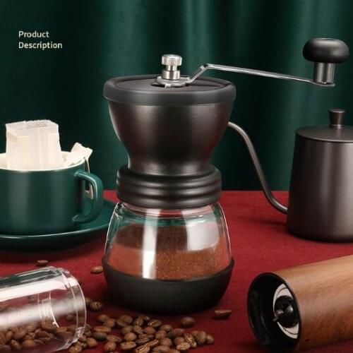 Portable washable manual grinding household small bearing positioning hand grinding coffee machine J03