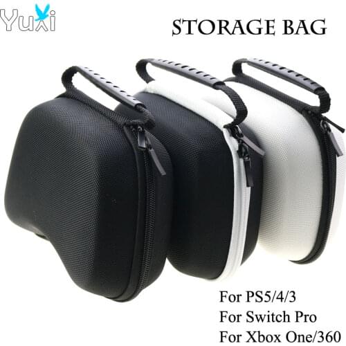 YuXi Portable Gamepad Bag for PS5 PS4 Game Controller Travel Handle Protective Cover Carry Case For Xbox One/360 Switch Pro