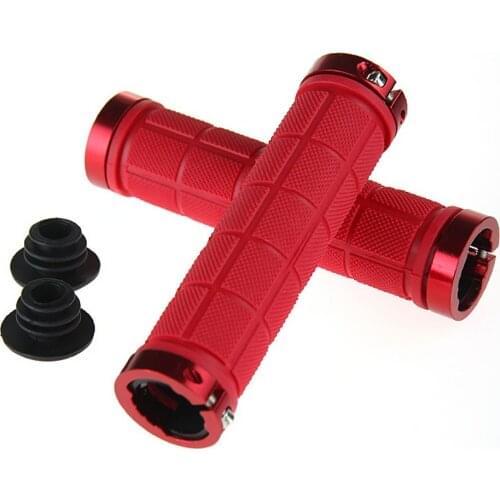 Road Bicycle Grips Rubber Bike Handlebar Cover Grips Soft Durable Cycling Handle Grip Lock on Bar End Bike Accessories