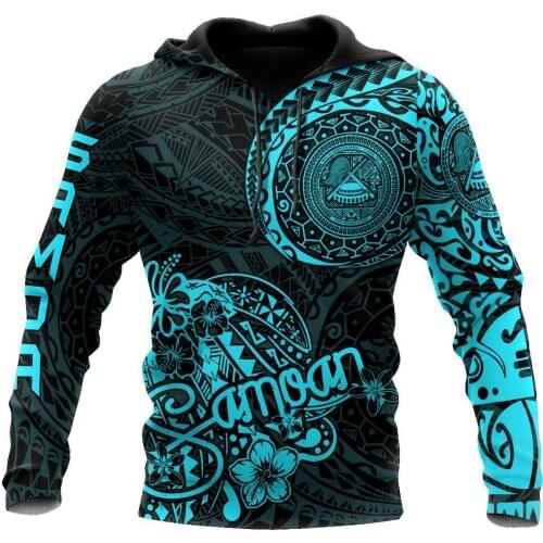 American Samoa Tattoo 3D Printed Unisex Deluxe Hawaii Hoodie Men Sweatshirt Streetwear Zip Pullover Casual Jacket Tracksuit-410