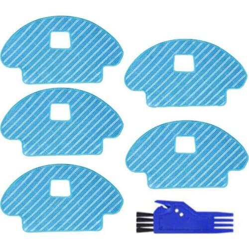 5 Pcs Sweeping Robot Replacement Mop,Microfiber Mop Wet Wipe,Compatible for Ecovacs Deebot Ozmo 930 Vacuum Cleaner Parts