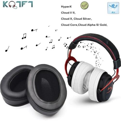 KQTFT Replacement EarPads for HyperX Cloud I/ II, Cloud X,Cloud Pro,Cloud Gaming,Cloud Silver,Cloud Core,Cloud Alpha S/ Gold