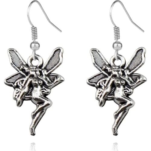 Vintage Fashion Statement Killua Drop Dangle Earrings For Women Jewelry Gift Goth Gothic Lesbian Angel Fairy Grunge Accessories