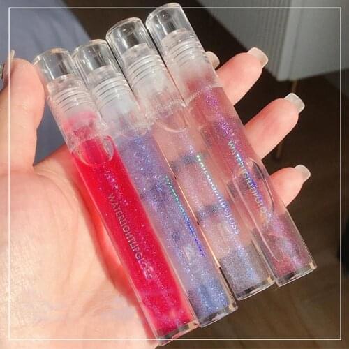 Mirror Water Gloss Lip Glaze Glass Transparent Long Lasting Lip Gloss 6 Colors Soft Oil Liquid Lipstick Makeup for Women
