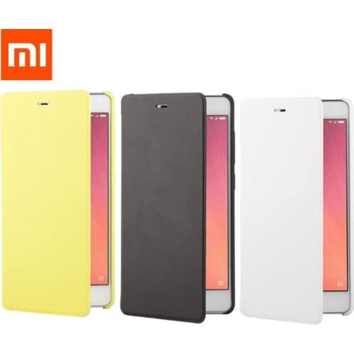 100% Original Xiaomi Redmi 3 flip case Luxury PU Leather Flip Back Cover For xiaomi redmi 3 redmi3 5.0" (no fingerprint hole!!!)
