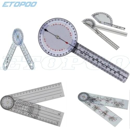6 Different goniometer Medical Ruler plastic protractor Angle ruler for different function can choose,1model /lot Medical Tool