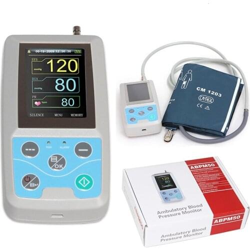 CONTEC ABPM50 24 Hours Handed Ambulatory Blood Pressure Monitor With PC Software And Adult Cuff