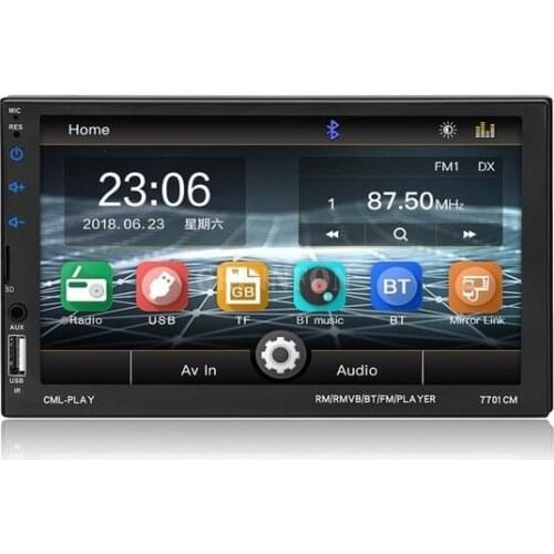 5Pcs/Lot 2 din Car Radio 7" Touch Screen Car MP5 Multimedia Player Android Mirror Charger Bluetooth 7701CM