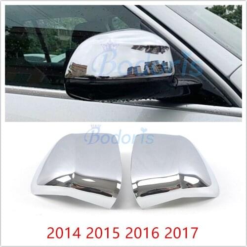 Car Styling Side Rear View Overlay View Door Mirror Cover 2014 2015 2016 2017 For BMW X5 F15 Accessories