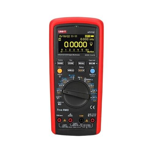 UT171C Digital Industrial Grade True RMS Multimeter with USB Datalogger Software