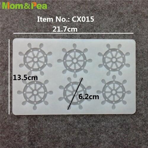 CX015 6-Rudder Silicone Mold Chocolate Ornamental Fondant Mould Cake Decoration Tools