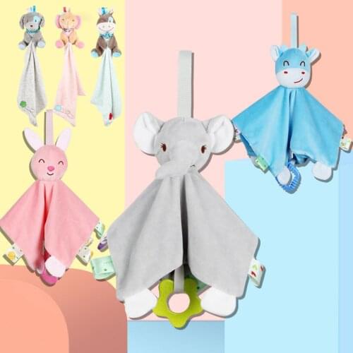0-2 year old baby with sleeping dolls pacification towel baby supplies can be imported animal soothing towel