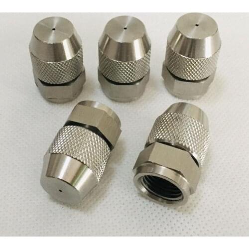 1/4" Stainless steel fog spray nozzle for fog cannon,Adjustable spray angle and flow, humidification, cooling, dust nozzle